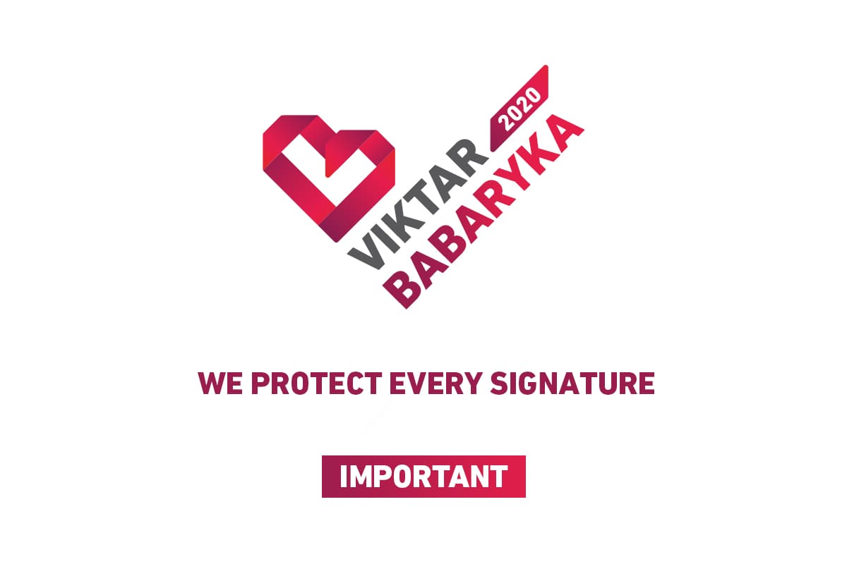 How we are planning to protect every signature you put for Viktar Babaryka