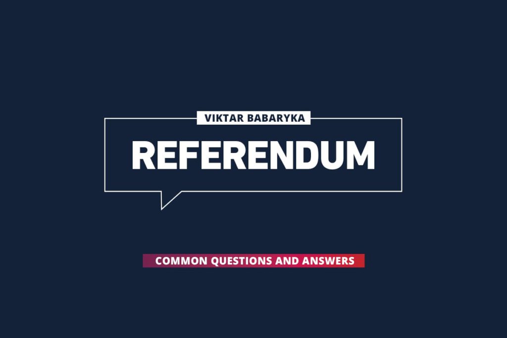 Referendum Answers To Key Questions